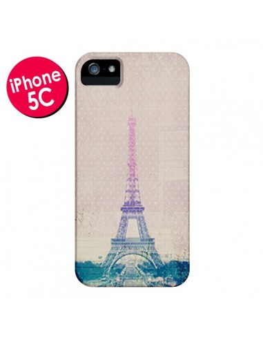 Coque I love Paris Tour Eiffel pour iPhone 5C - Mary Nesrala