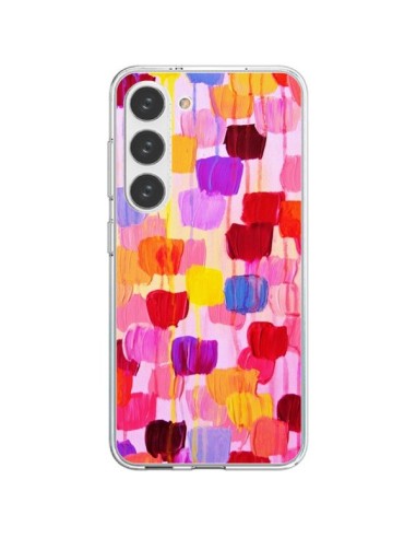 Coque Samsung Galaxy S23 5G Pois Roses Dottie - Ebi Emporium