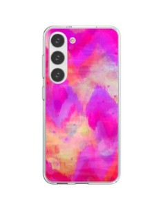 Cover Samsung Galaxy S23 5G Cuore Tribale Rosa - Ebi...