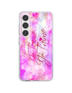 Coque Samsung Galaxy S23 5G Je t'aime I Love You - Ebi...