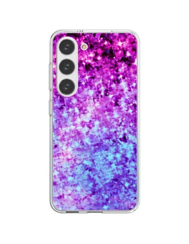 Coque Samsung Galaxy S23 5G Radiant Orchid Galaxy Paillettes - Ebi Emporium