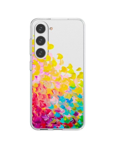 Cover Samsung Galaxy S23 5G Creation in Colore Giallo Trasparente - Ebi Emporium