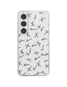 Samsung Galaxy S23 5G Case Crosses Check Clear - Ebi...