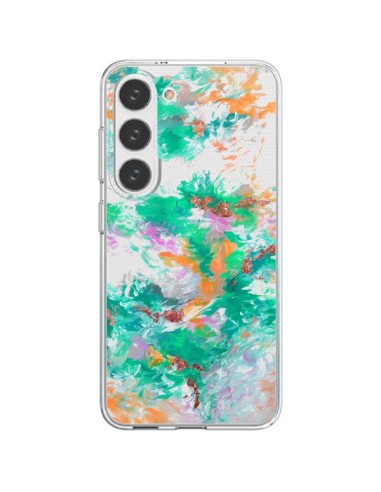 Samsung Galaxy S23 5G Case Mermaid Flowers Clear - Ebi Emporium