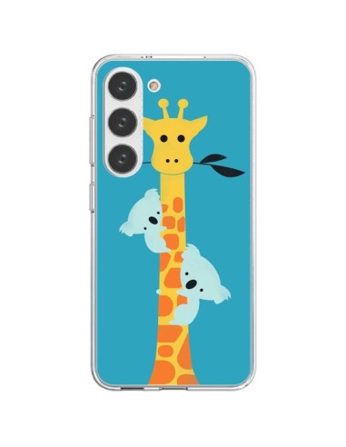 Coque Samsung Galaxy S23 5G Koala Girafe Arbre - Jay Fleck