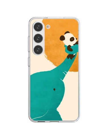 Samsung Galaxy S23 5G Case Elephant helps Panda - Jay Fleck