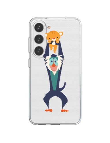 Coque Samsung Galaxy S23 5G Futur Roi Lion King Rafiki Transparente - Jay Fleck