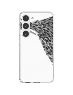 Samsung Galaxy S23 5G Case Peacock Robe Girl - Jenny Liz...