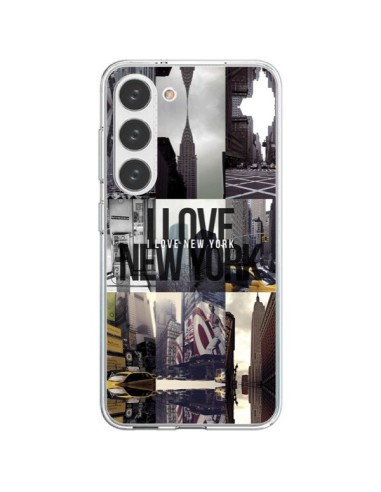Coque Samsung Galaxy S23 5G I love New Yorck City noir - Javier Martinez