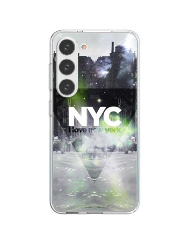 Cover Samsung Galaxy S23 5G I Love New York City Verde - Javier Martinez