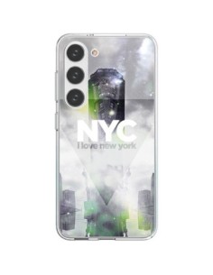 Coque Samsung Galaxy S23 5G I Love New York City Gris...