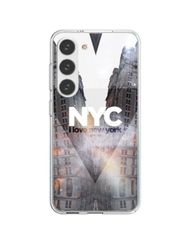 Cover Samsung Galaxy S23 5G I Love New York City Arancione - Javier Martinez