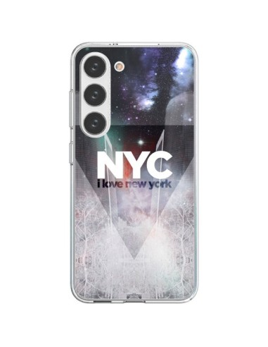 Coque Samsung Galaxy S23 5G I Love New York City Bleu - Javier Martinez