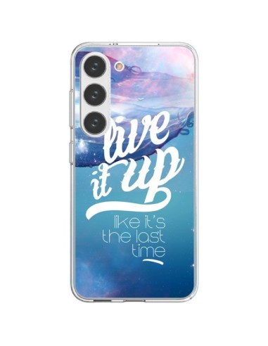 Coque Samsung Galaxy S23 5G Last Time Bleu - Javier Martinez