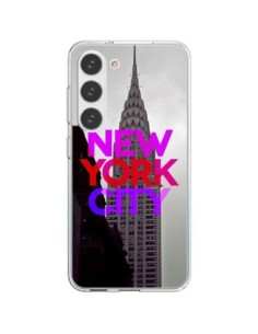 Samsung Galaxy S23 5G Case New York City Pink Red -...