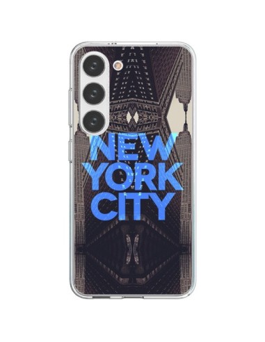 Coque Samsung Galaxy S23 5G New York City Bleu - Javier Martinez