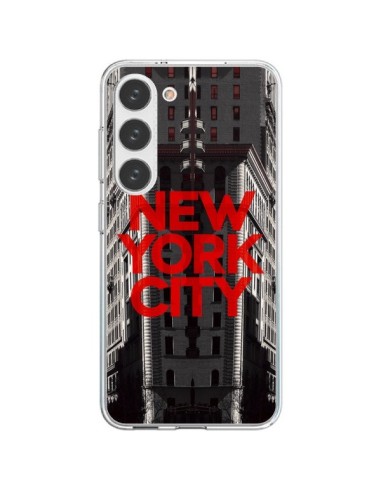 Cover Samsung Galaxy S23 5G New York City Rosso - Javier Martinez