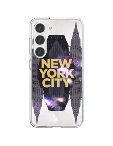 Cover Samsung Galaxy S23 5G New York City Arancione - Javier Martinez