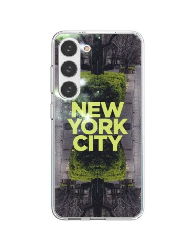 Coque Samsung Galaxy S23 5G New York City Vert - Javier Martinez