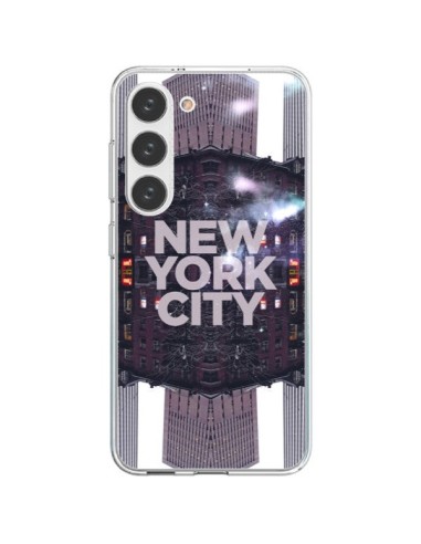 Coque Samsung Galaxy S23 5G New York City Violet - Javier Martinez