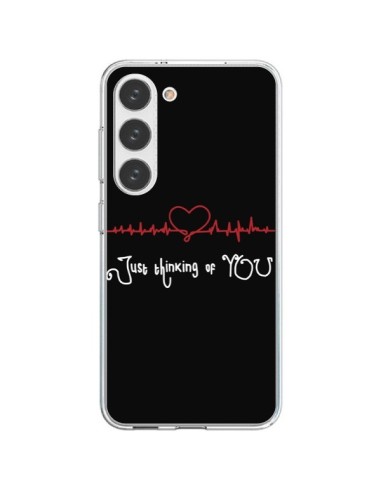 Coque Samsung Galaxy S23 5G Just Thinking of You Coeur Love Amour - Julien Martinez