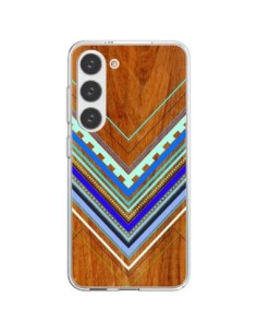 Samsung Galaxy S23 5G Case Aztec Arbutus Blue Wood Aztec...
