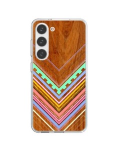 Cover Samsung Galaxy S23 5G Azteco Arbutus Pastel Legno...