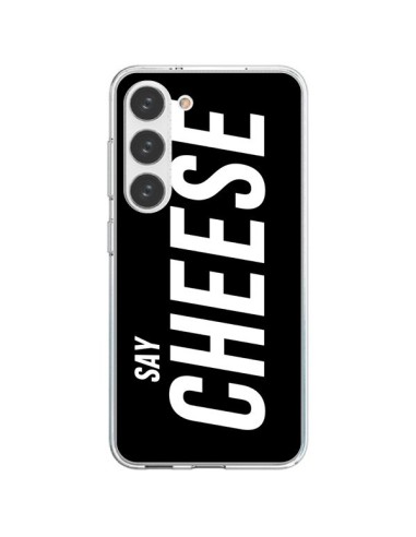 Coque Samsung Galaxy S23 5G Say Cheese Smile Noir - Jonathan Perez