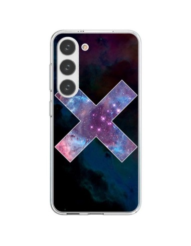 Coque Samsung Galaxy S23 5G Nebula Cross Croix Galaxie - Jonathan Perez