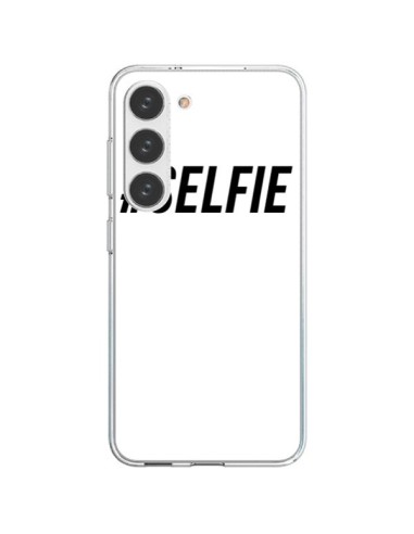 Coque Samsung Galaxy S23 5G Hashtag Selfie Noir Vertical - Jonathan Perez