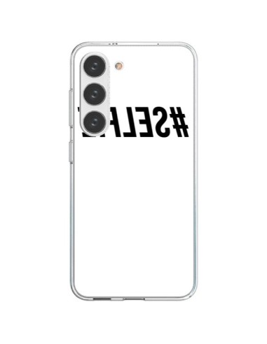 Coque Samsung Galaxy S23 5G Hashtag Selfie Noir Inversé - Jonathan Perez