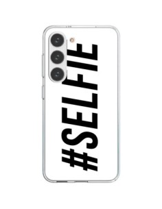 Cover Samsung Galaxy S23 5G Hashtag Selfie Bianco...