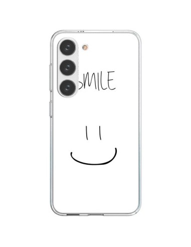 Coque Samsung Galaxy S23 5G Smile Souriez en Blanc - Jonathan Perez