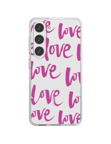 Coque Samsung Galaxy S23 5G Love Love Love Amour Transparente - Dricia Do