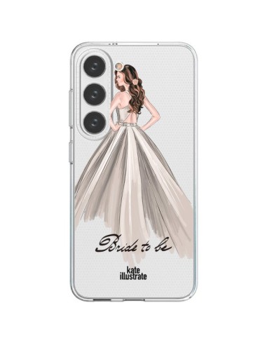 Cover Samsung Galaxy S23 5G Bride To Be Sposa Trasparente - kateillustrate