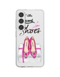 Samsung Galaxy S23 5G Case I Work For Shoes Scarpe Clear...