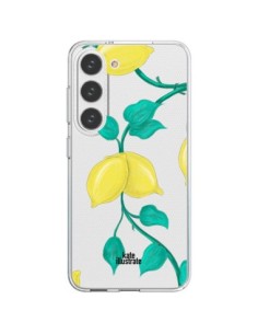 Coque Samsung Galaxy S23 5G Lemons Citrons Transparente -...
