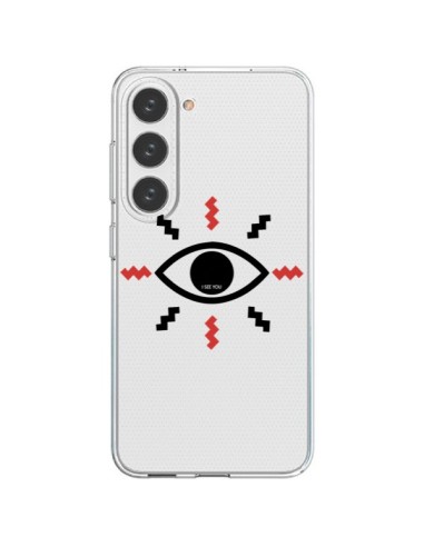 Coque Samsung Galaxy S23 5G Eye I See You Oeil Transparente - Koura-Rosy Kane