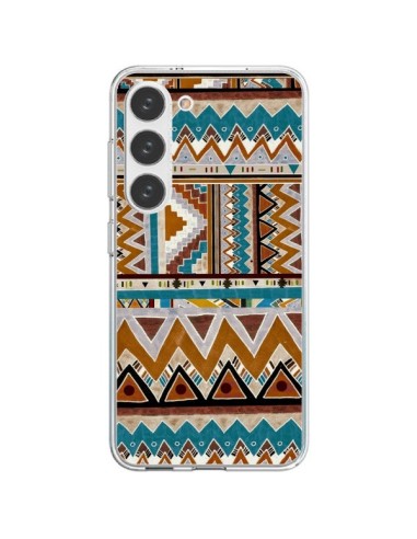 Samsung Galaxy S23 5G Case Aztec Green Brown - Kris Tate