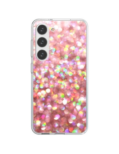 Coque Samsung Galaxy S23 5G Paillettes Pinkalicious - Lisa Argyropoulos