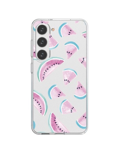 Coque Samsung Galaxy S23 5G Pasteque Watermelon Fruit Ete Summer Transparente - Lisa Argyropoulos