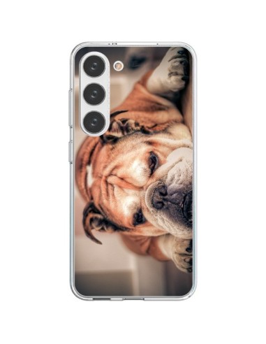 Coque Samsung Galaxy S23 5G Chien Bulldog Dog - Laetitia
