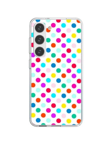 Samsung Galaxy S23 5G Case Polka Multicolor - Laetitia