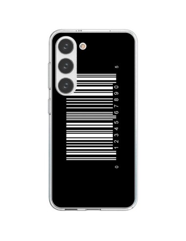 Samsung Galaxy S23 5G Case Barcode White - Laetitia