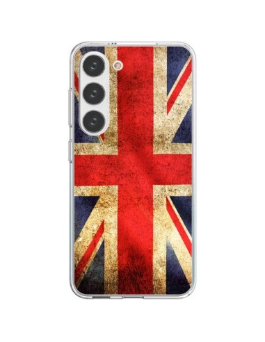 Coque Samsung Galaxy S23 5G Drapeau Angleterre Anglais UK - Laetitia