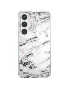Coque Samsung Galaxy S23 5G Marbre Marble Blanc White -...