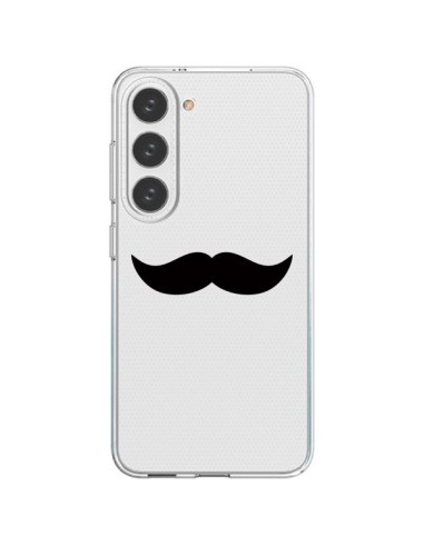 Cover Samsung Galaxy S23 5G Baffi Movember Trasparente - Laetitia