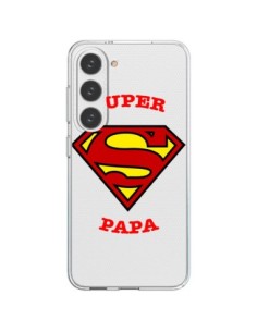 Cover Samsung Galaxy S23 5G Super Papà Trasparente -...