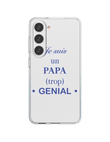 Samsung Galaxy S23 5G Case I’m a Genius Dad Clear - Laetitia