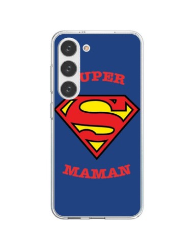 Coque Samsung Galaxy S23 5G Super Maman Superman - Laetitia